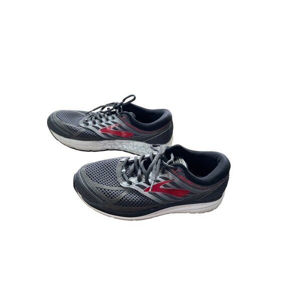 Brooks Addiction 13 Mens Gray & Red Running Shoes Sneakers Size 9.5W SKU 8600 - Picture 3 of 16